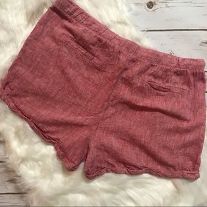 Anthropologie Shorts - Anthropologie Mermaid Linen casual Shorts Size L Anthropologie Shorts - Anthropologie Mermaid Linen casual Shorts Size L